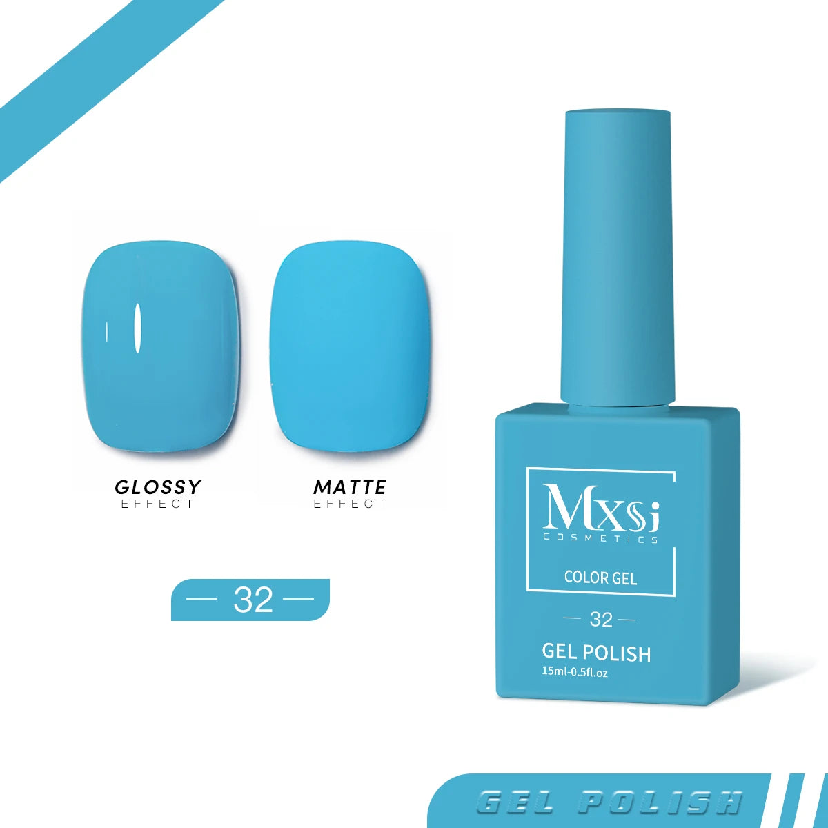 Vernis Gel Mxsi 15ml Couleurs Néo-Royal