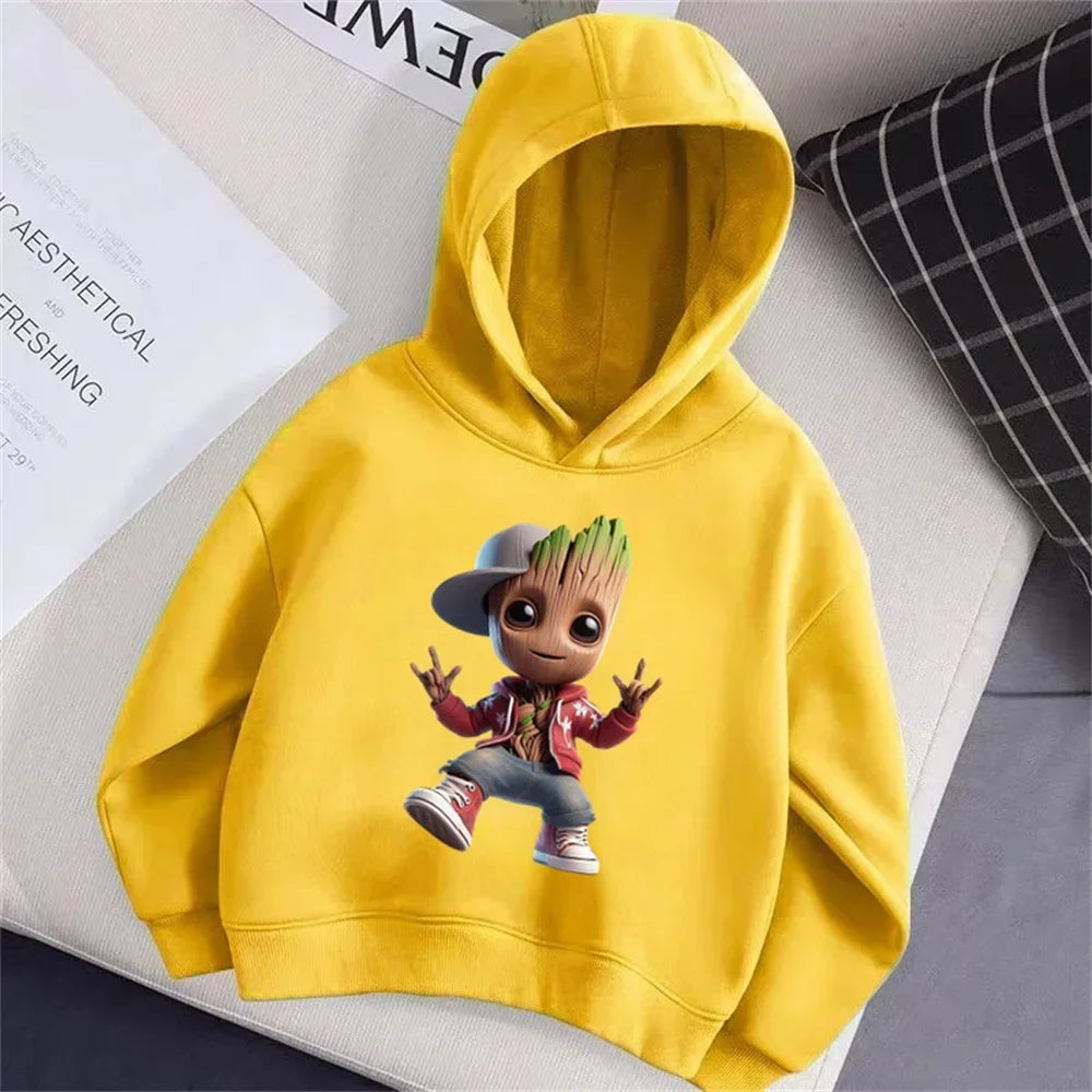 Groot Kids' Cozy Hoodie - Spring Style for All!