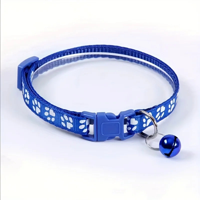 Collier Coloré Ajustable pour Chats avec Cloche