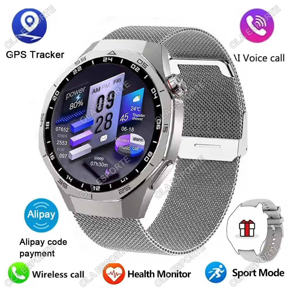 SmartWatch 5 Pro: AMOLED GPS Fitness Tracker