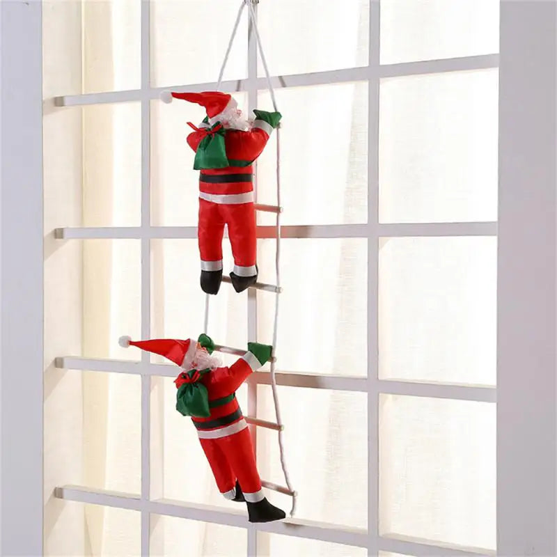 Santa's Musical Climbing Ladder: Festive Home Decor