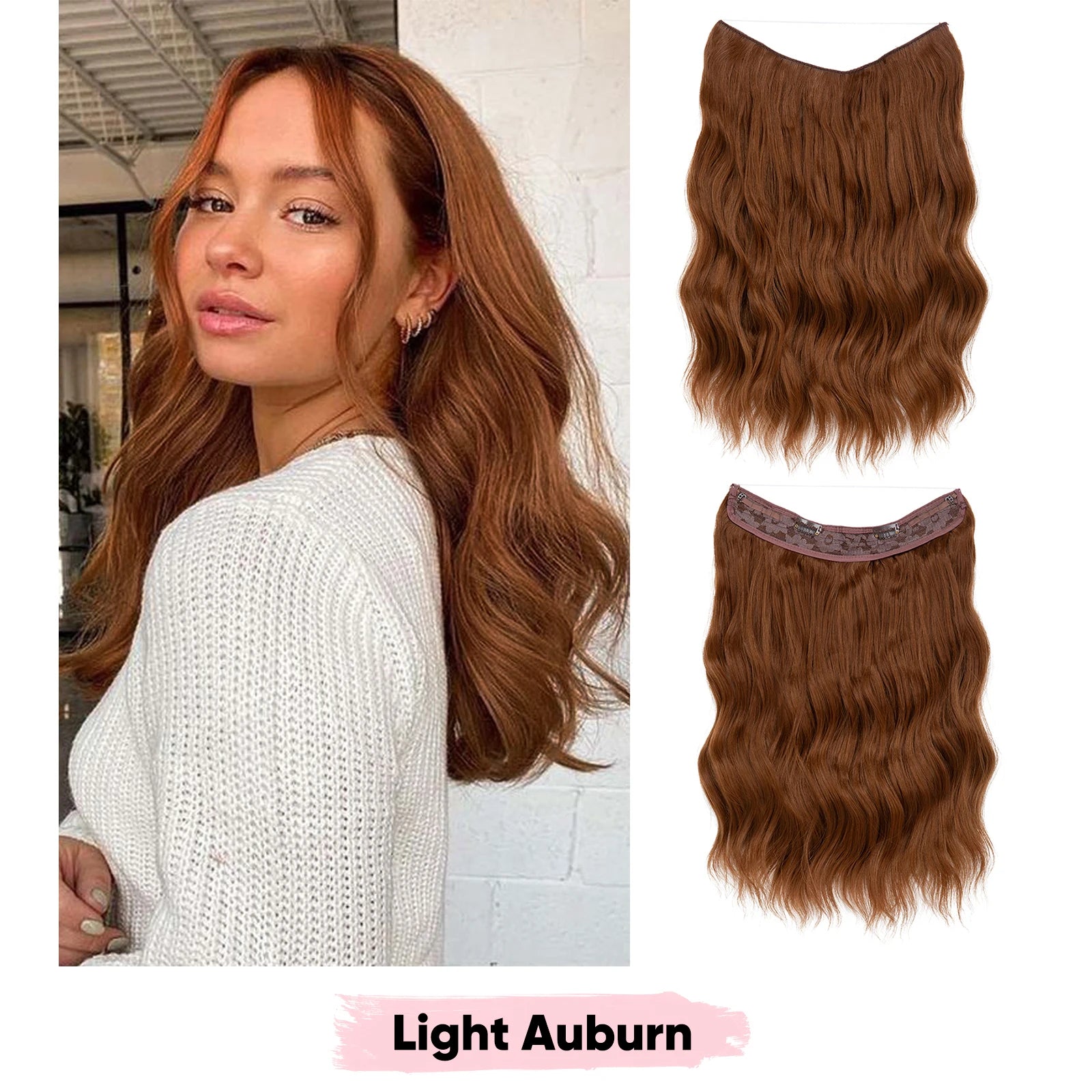Extensions Clip-in SARLA - Ombre Blonde Naturelle