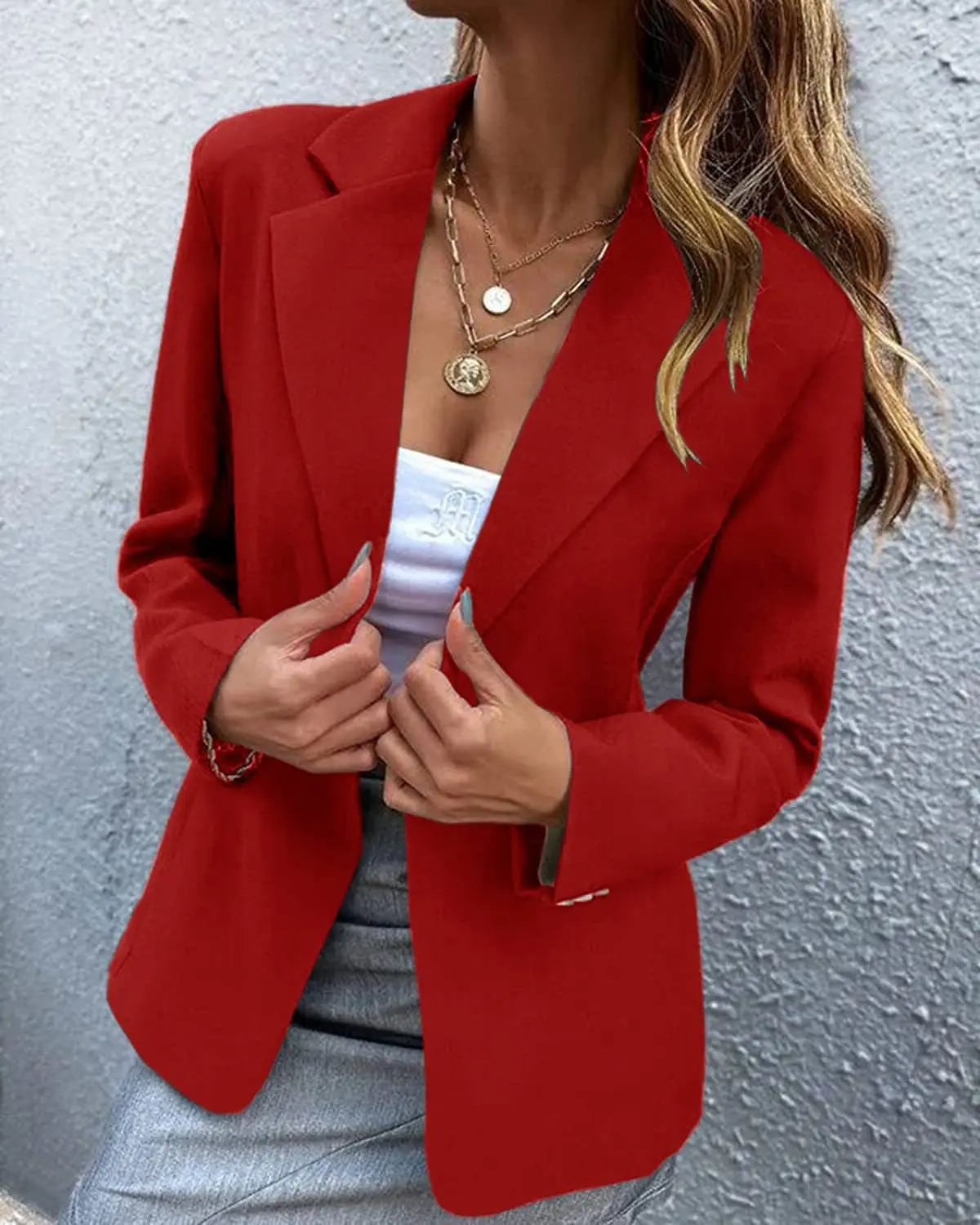 Chic Long Sleeve Women's Blazer - Fall/Winter Edition