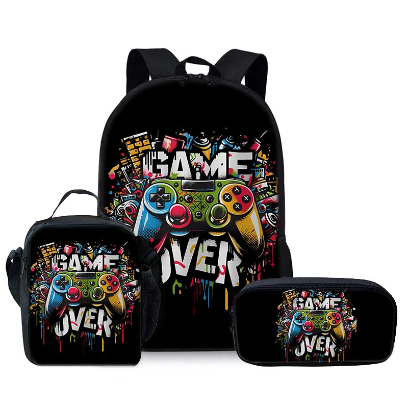 Sac à dos 3D Flamme Brûlante VINKA