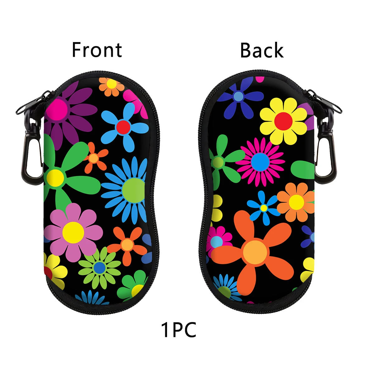 Sunflower Cat Eyewear Case - Trendy & Portable