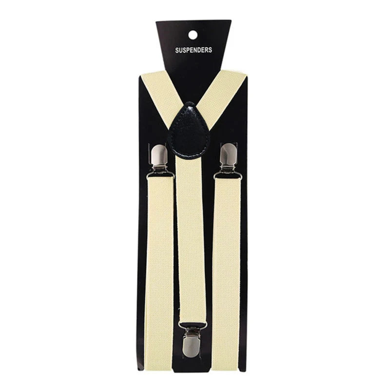Bretelles Élégantes Unisexes en Polyester
