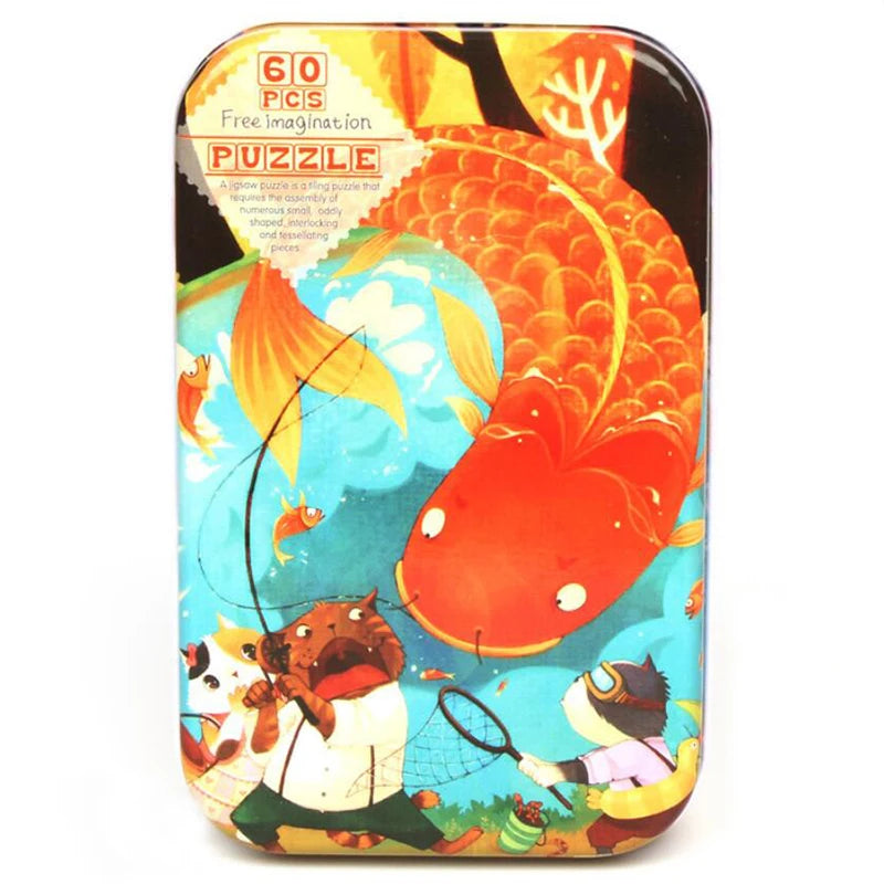 Puzzle Animal Cartoon 60 pièces