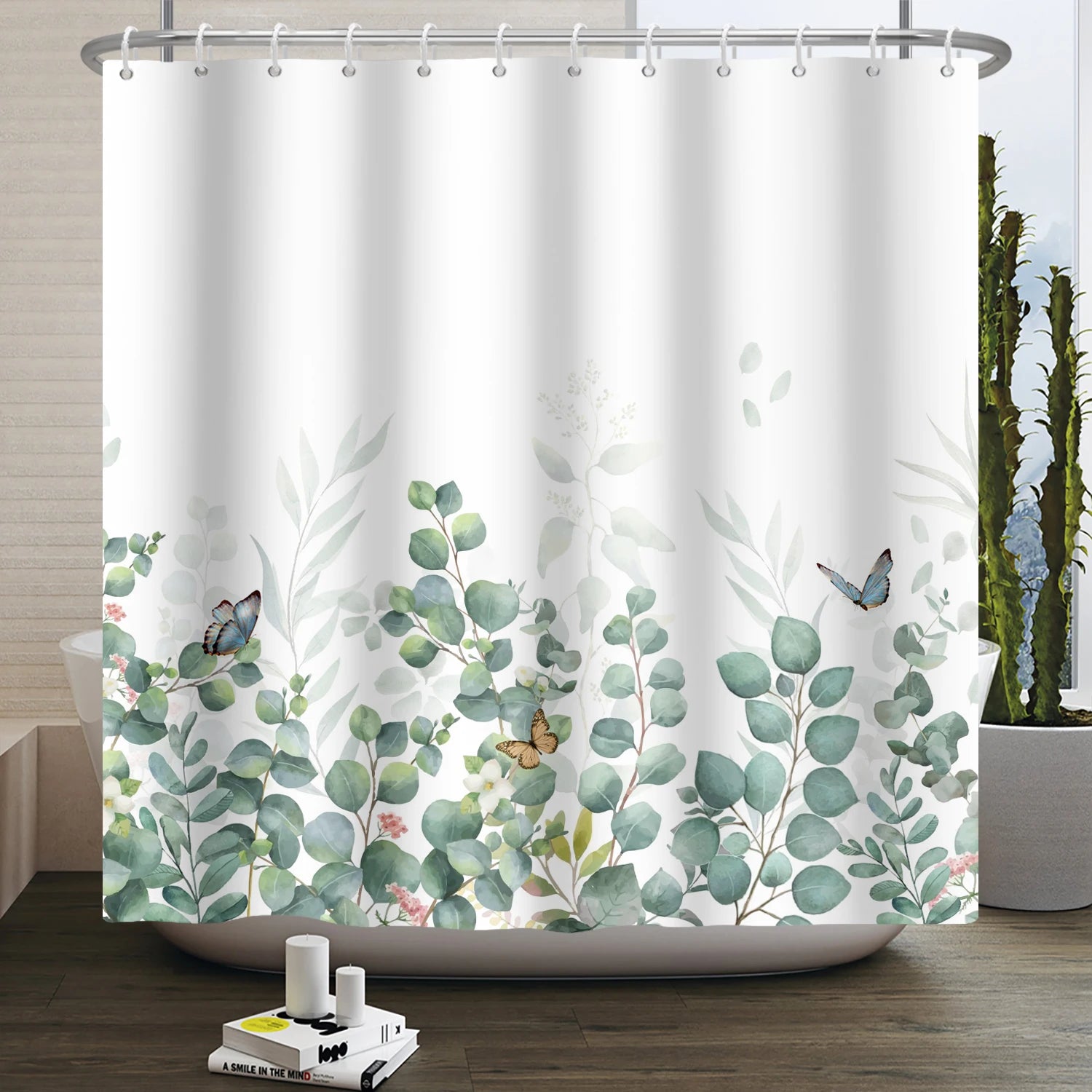 Rideau de Douche Feuillage Écologique