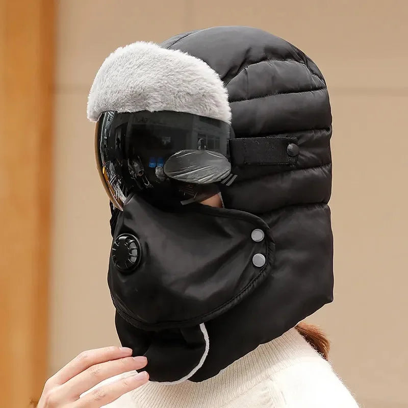 Chapeau d'Hiver Lei Feng Doublé Polaire Unisexe