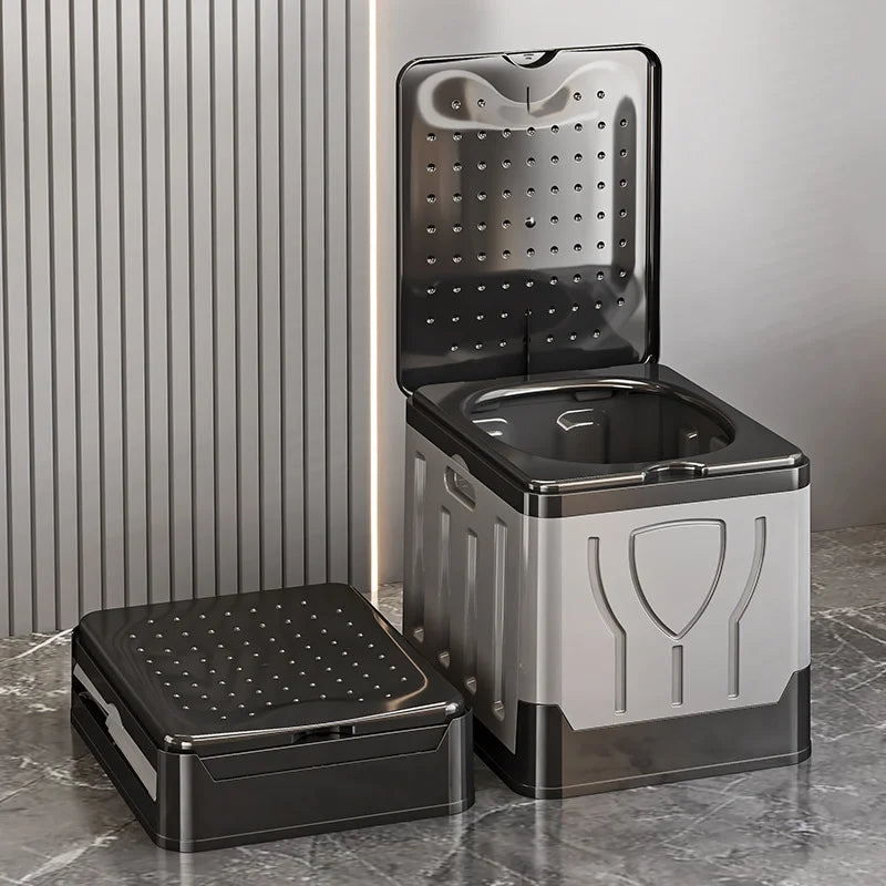 Toilettes 4 en 1: Pliable & Pratique pour Aventures