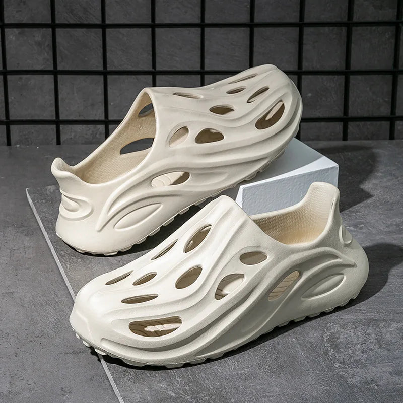 Comfy Thick-Sole Outdoor Slides for Kids