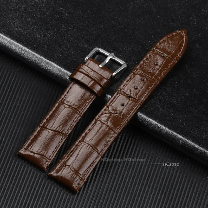 HQstrap Universal Leather Watch Bands - 18-22mm