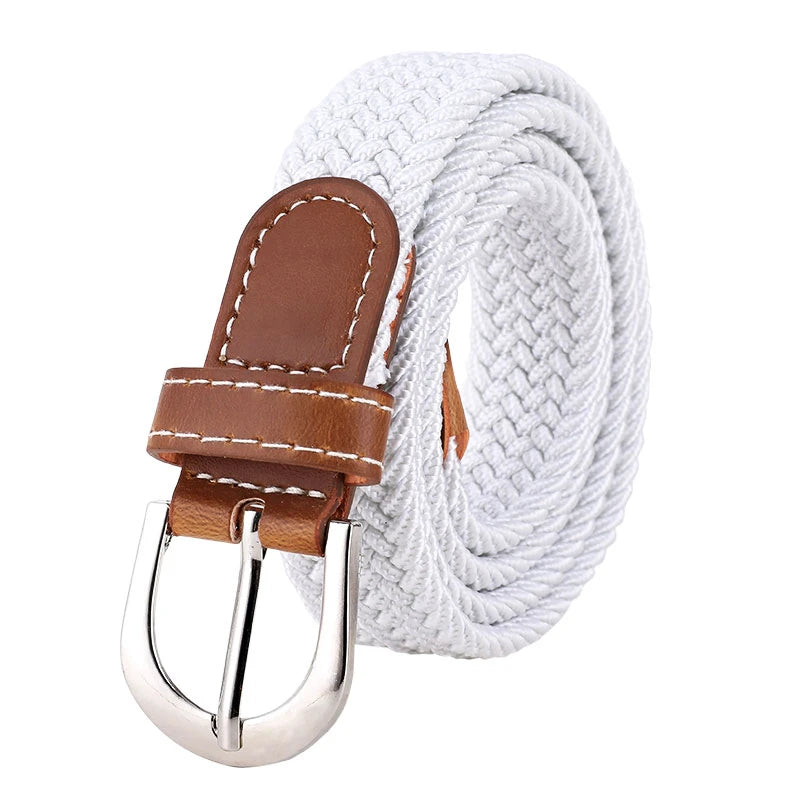Versatile Stretch Woven Belt for All Styles