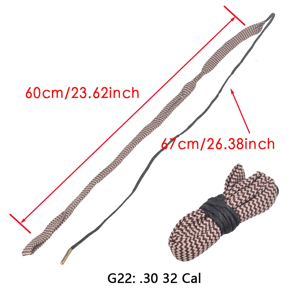Corde Serpent Nettoyante Multi-Calibres Fusil/Pistolet