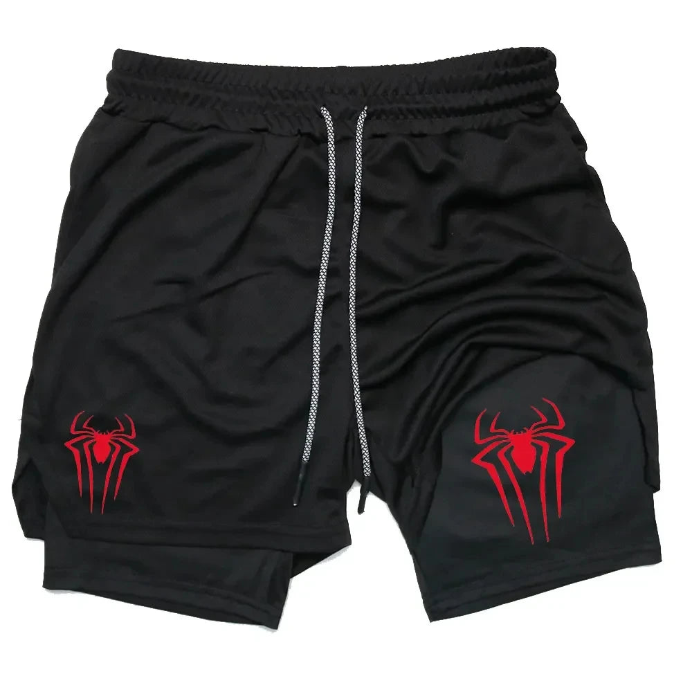 Shorts Araignée Y2K Performance Unisexe Sport