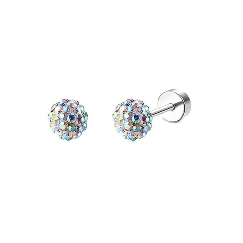 Boucles d'oreilles Lune Cœur en Acier Inoxydable