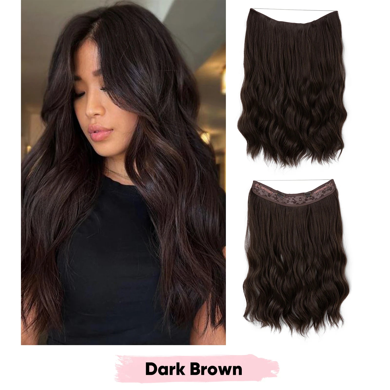 Extensions Clip-in SARLA - Ombre Blonde Naturelle