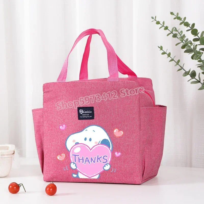 Snoopy's Insulated Bento Lunch Bag for Kids & Students