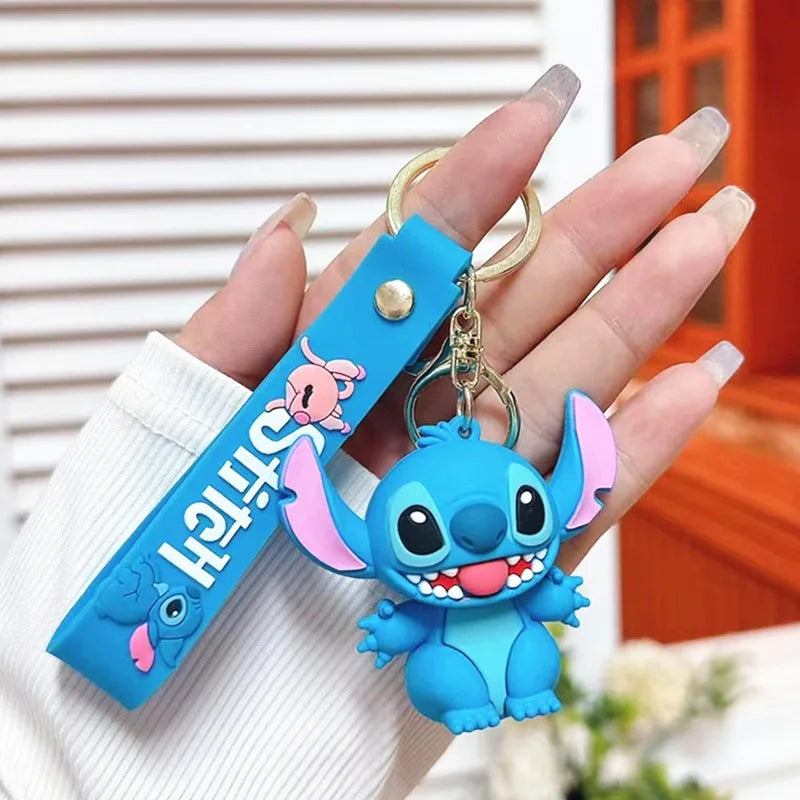Disney Charm Keychains: Mickey, Minnie & Lilo Fun!