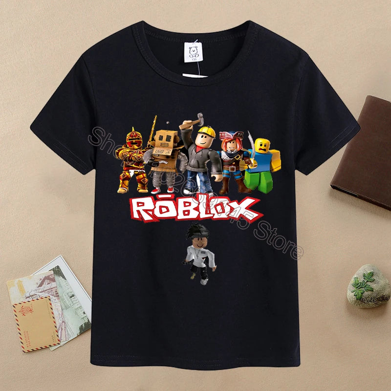 T-shirt Cartoon Enfant ROBLOX Été 6-12 ans