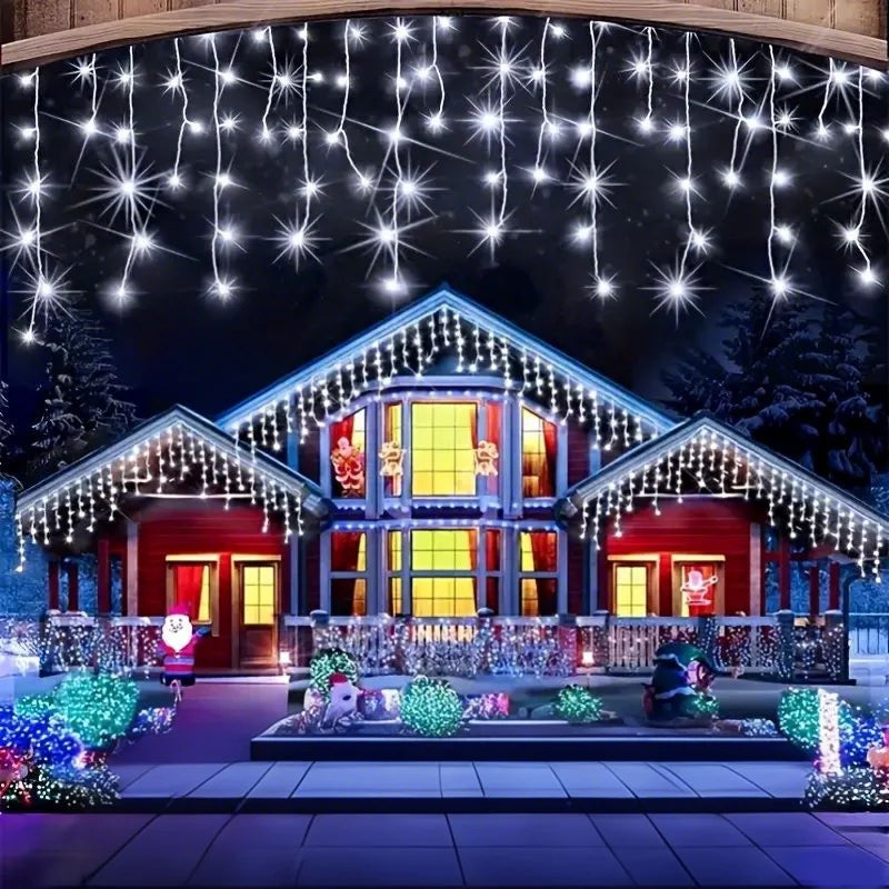 Éclat Festif: Guirlande LED Extérieure 100 Lumières