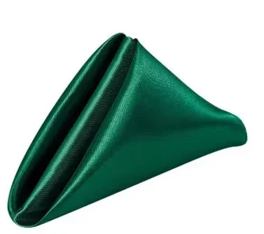 Serviettes carrées coton satin lavables 43x43cm