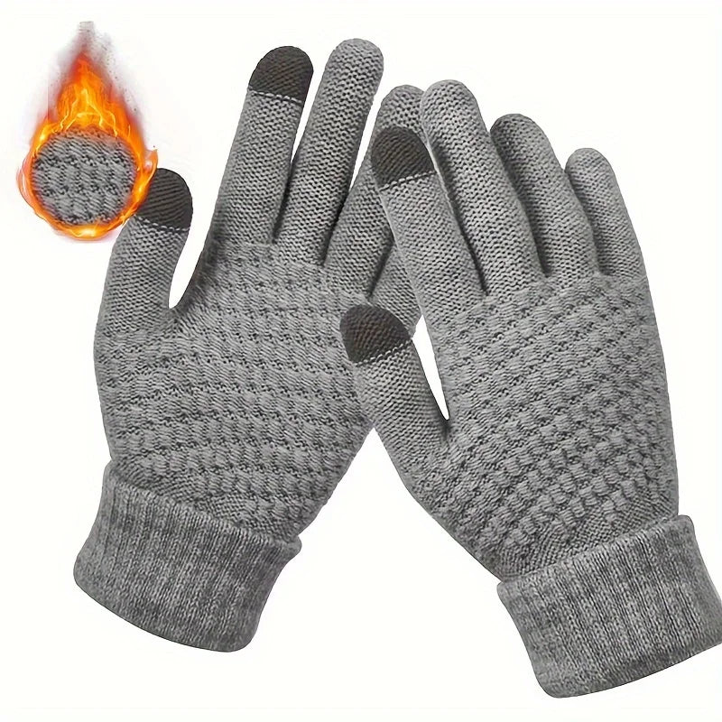 Gants Tricotés Hiver Touch & Confort