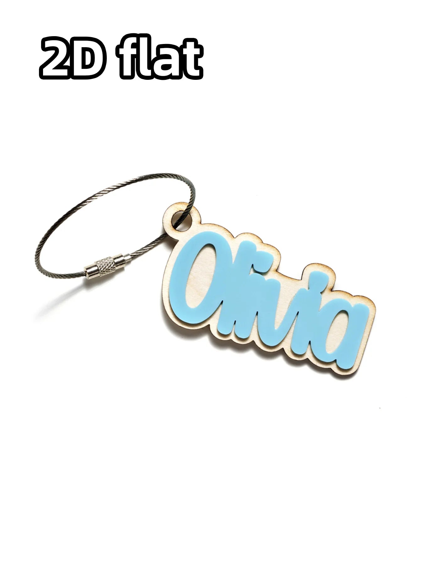 KeyCharm: Custom Name Keychain - Unique Daily Accessory