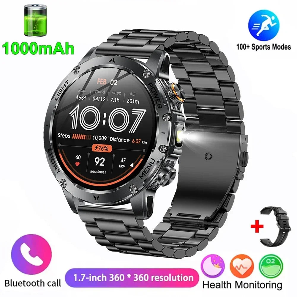 SmartFit Pro: 1000mAh Sport Watch with Multi-Tracker