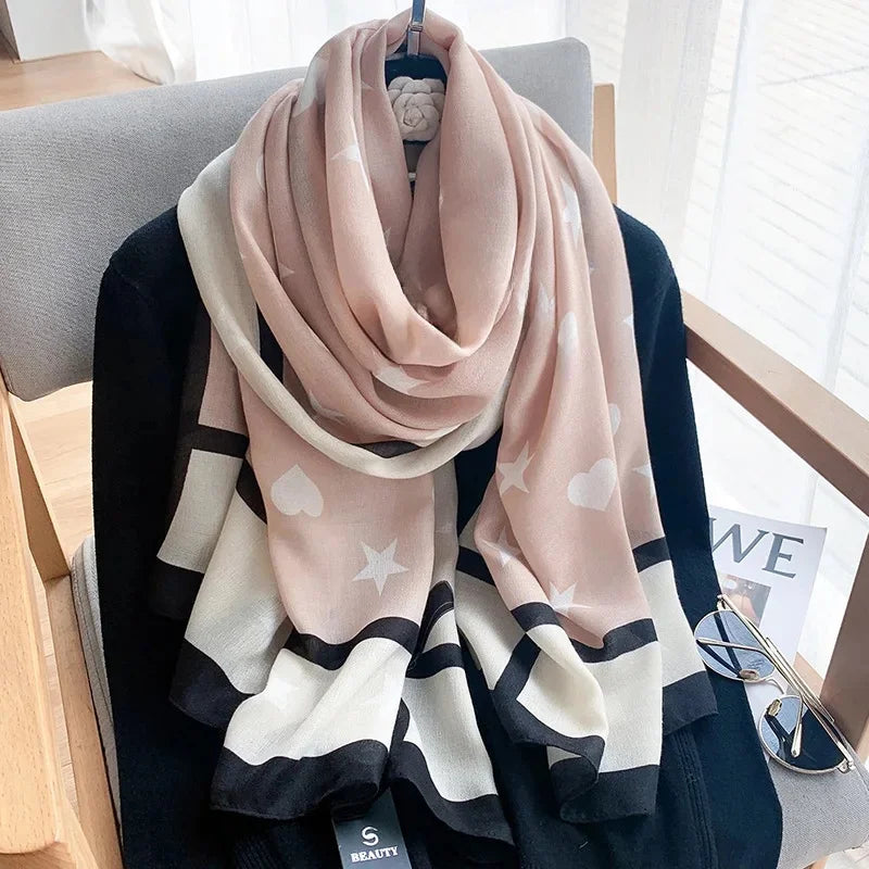 Écharpe Chic Coton-Lin : Élégance et Protection Solaire