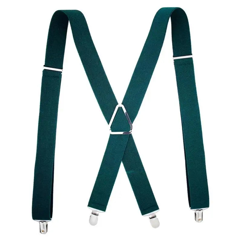 X-Back Adjustable Elastic Suspenders for All