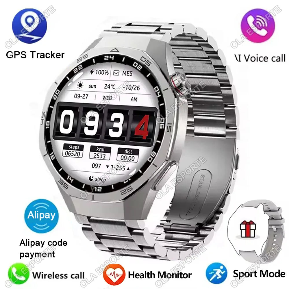 SmartWatch 5 Pro: AMOLED GPS Fitness Tracker