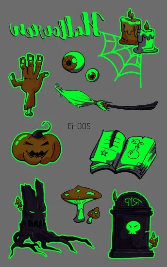 Tatouages Halloween Drôles pour Enfants