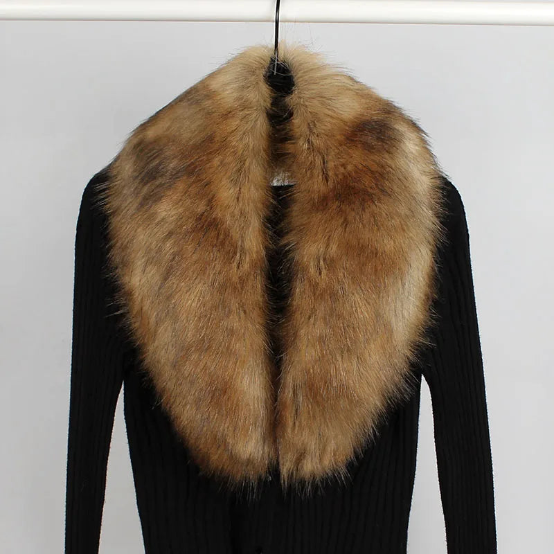 Chale Luxe Femme: Écharpe Fausse Fourrure Hiver