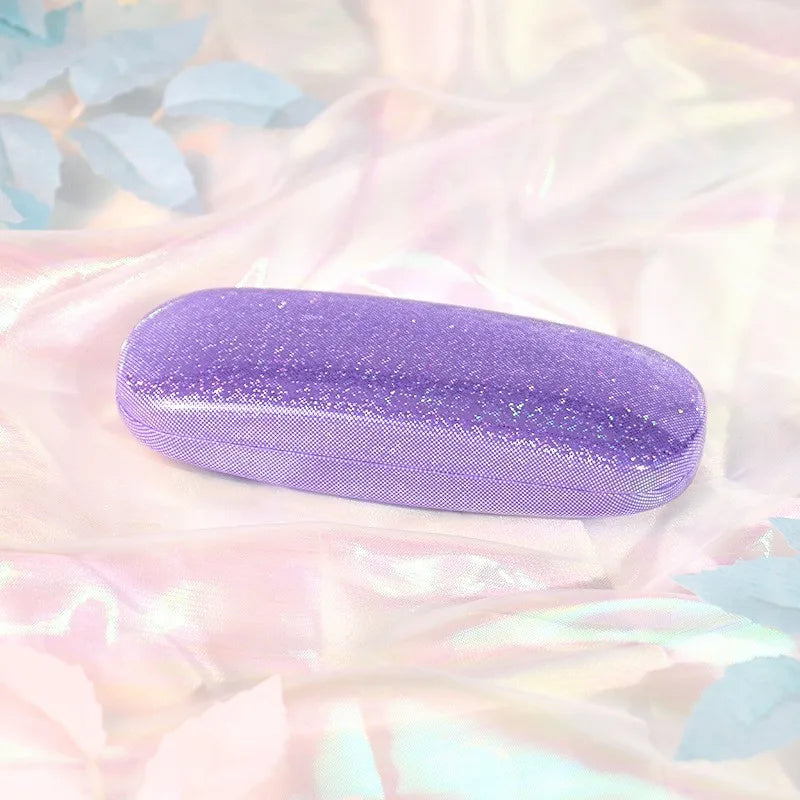 GlamProtect: Stylish Glitter Sunglasses Case (Unisex)