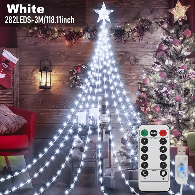 Étoiles Lumineuses USB: Décorations Festives Étanches