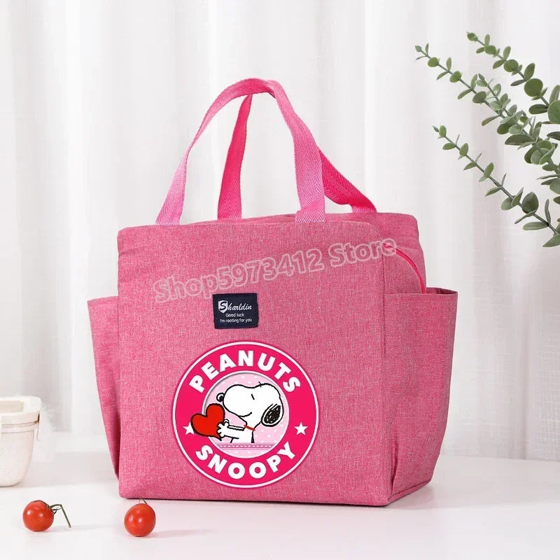 Snoopy's Insulated Bento Lunch Bag for Kids & Students