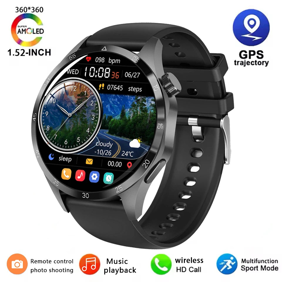 SmartFit Pro: HD Bluetooth Sports Watch for Men