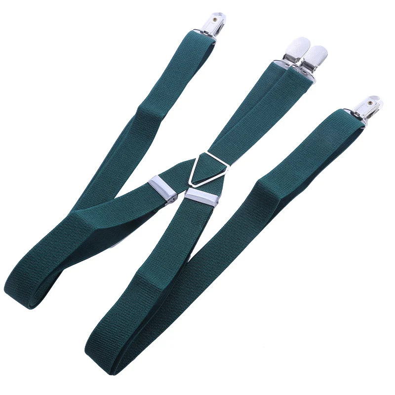 Vintage Elastic Suspenders for All Occasions