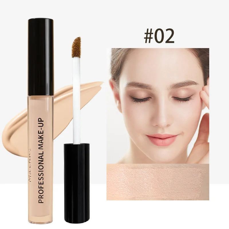 MAXFINE Long-Wear Liquid Concealer: Hydrating & Matte