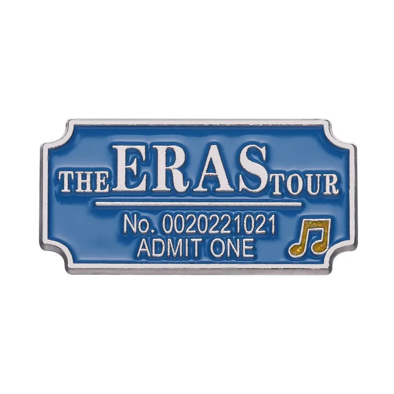 Broche Rock Swift : Bijou Émail Métal pour Fans Passionnés