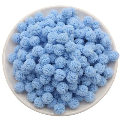 Pompons Floraux en Gaze Élégante