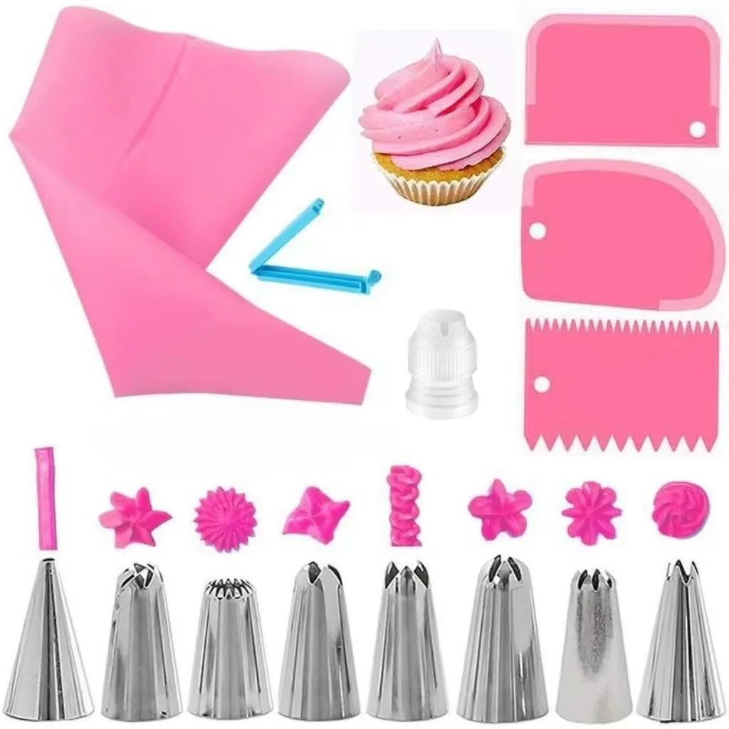 Kit de Décoration Gâteau en Silicone Réutilisable