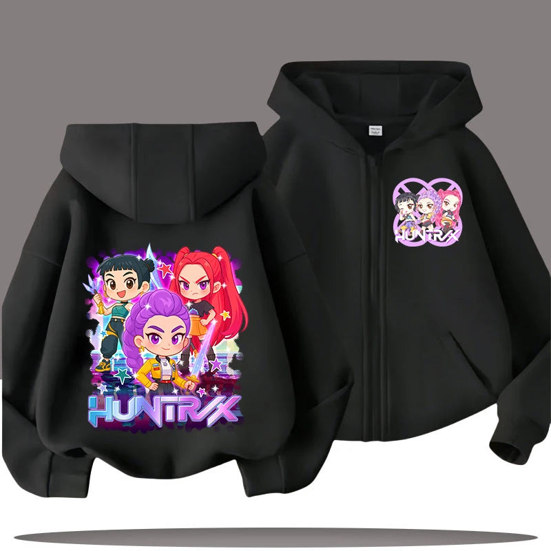 Sweat à Capuche Kpop Démon Hunter pour Enfants