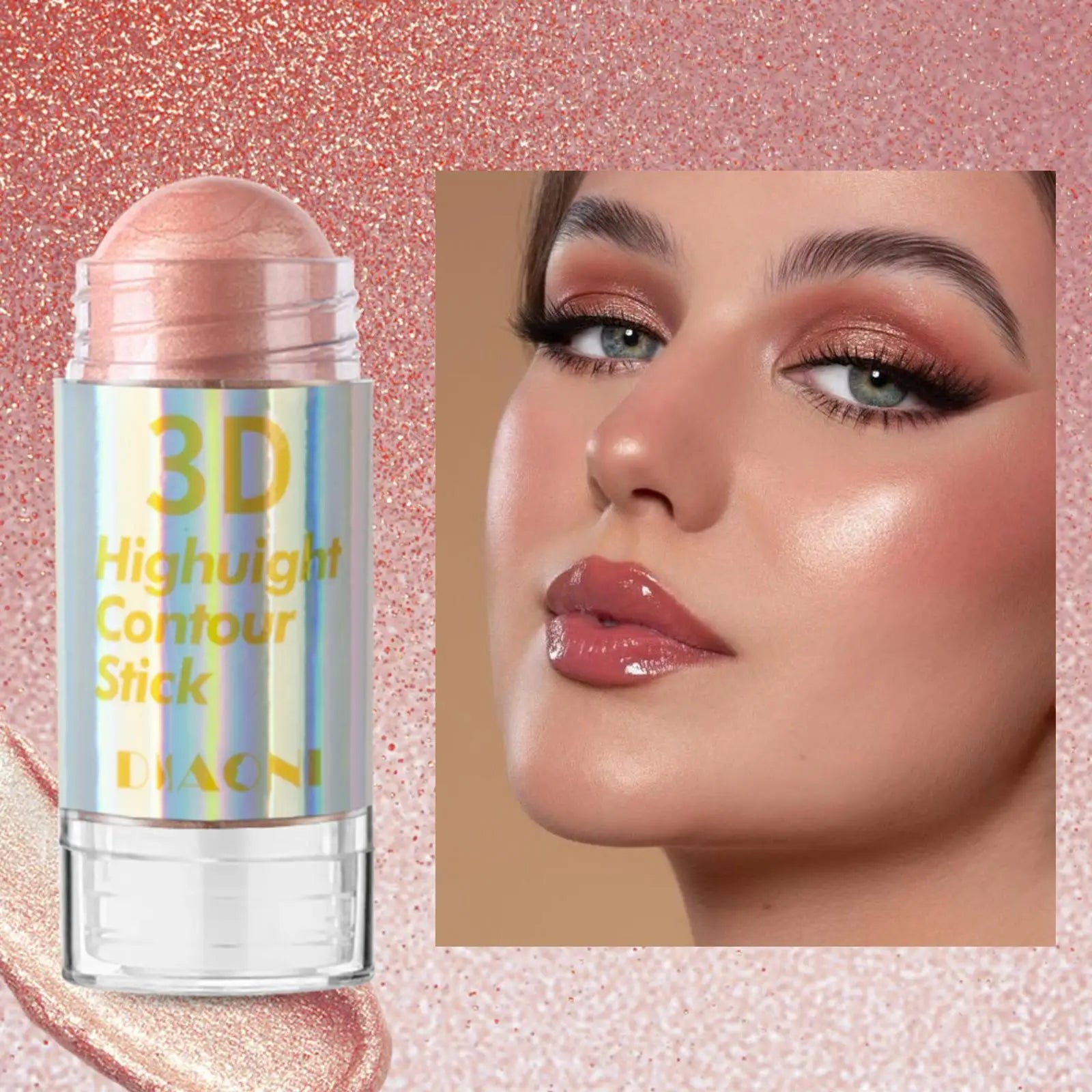 3D Highlighting Stick: Illuminate & Contour Your Face
