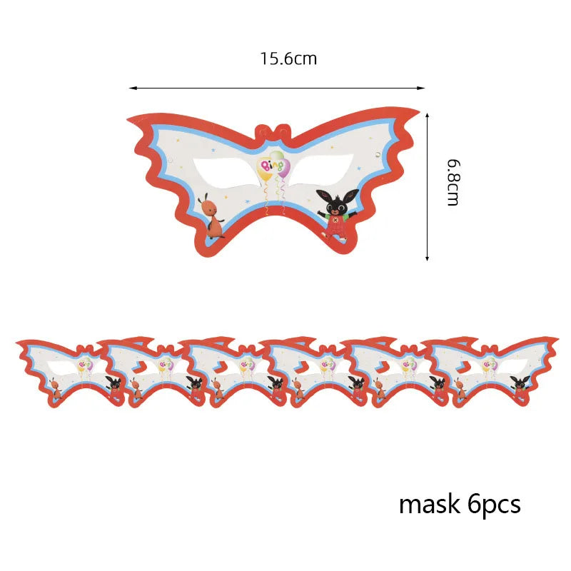 Fête Lapin Rouge et Noir