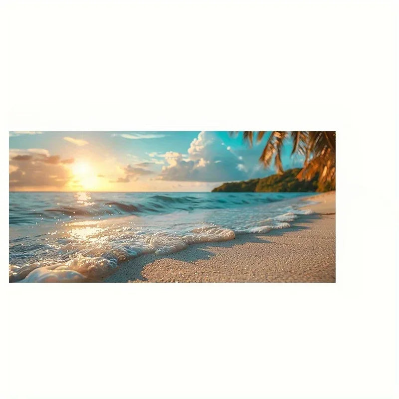 Coucher de Soleil Tropical - Toile Moderne Abstraite