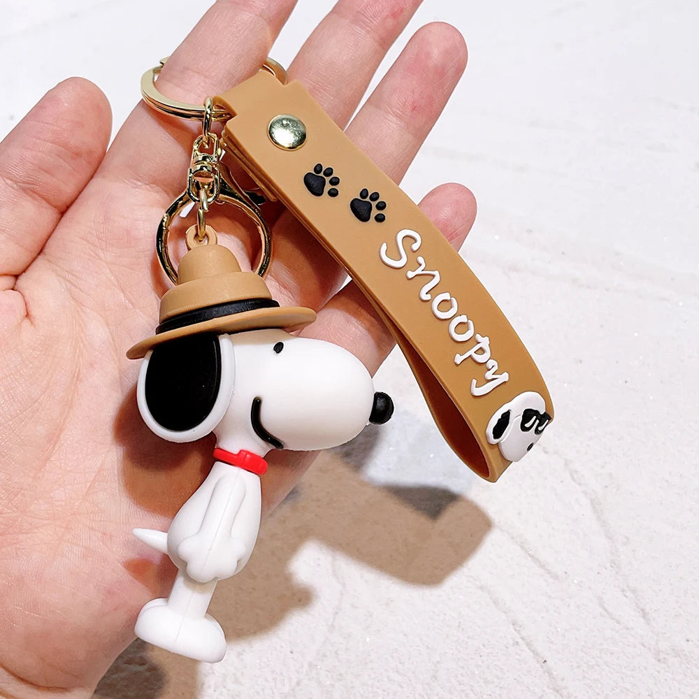 Snoopy Silicone Keychain Couple Pendant - Creative Charm