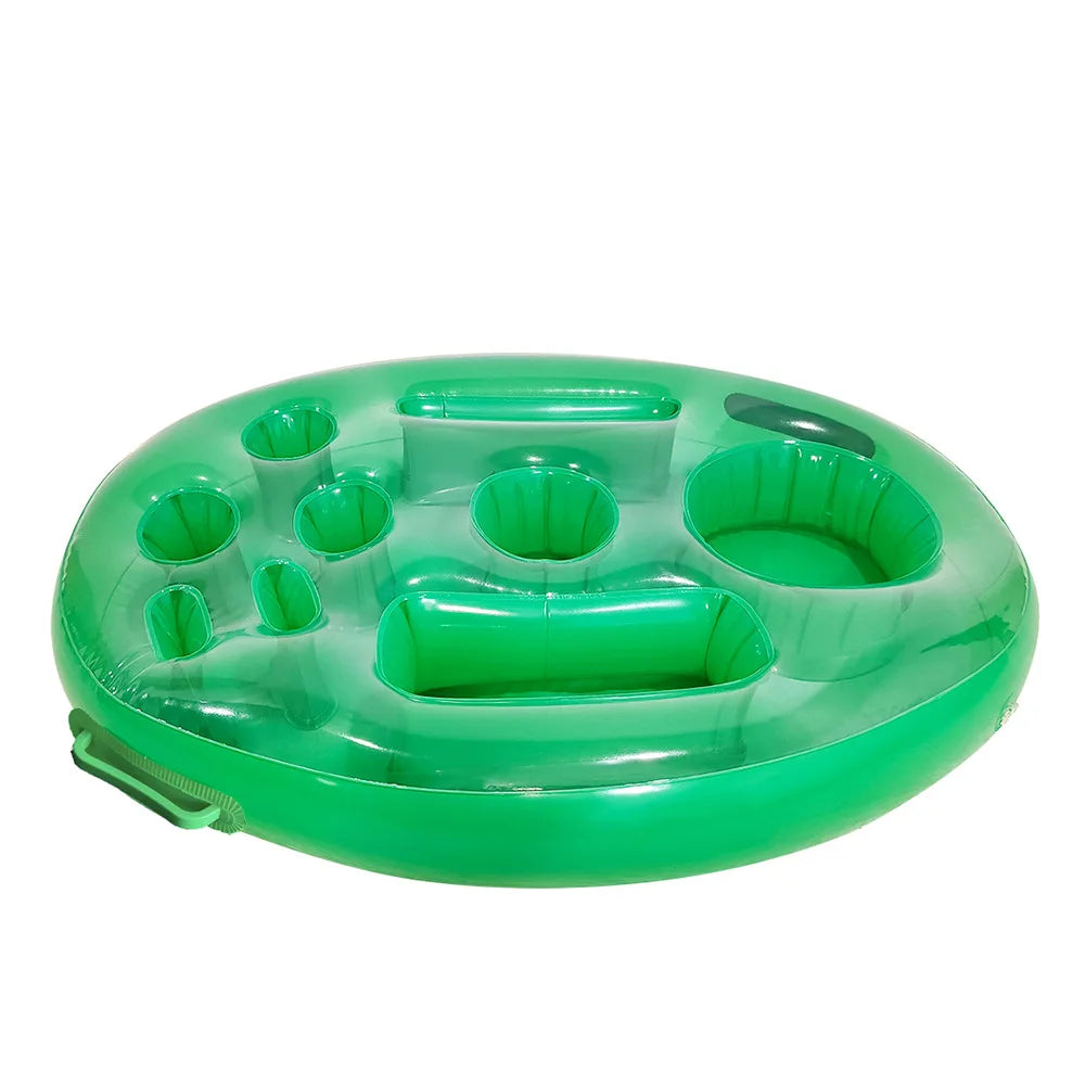 Summer Float & Sip: Inflatable Drink Tray