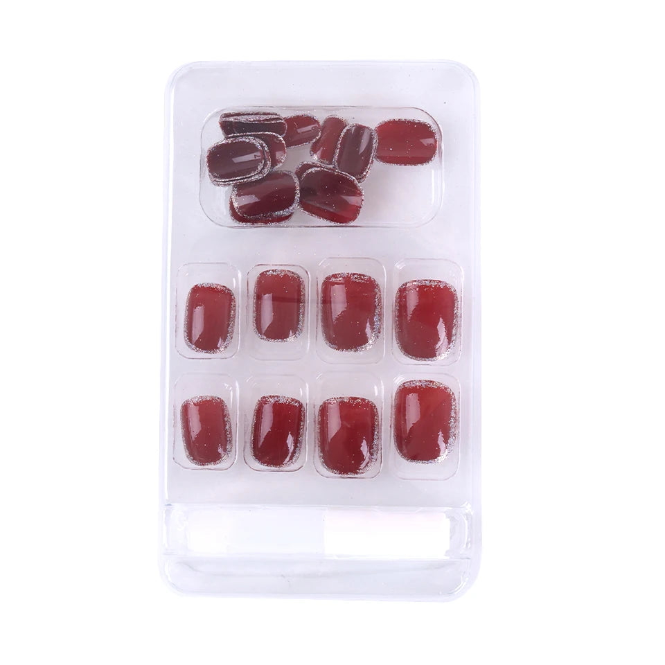 24 Faux Ongles Ballerine Acrylique Press-On